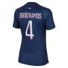 Maillot de Supporter Paris Saint-Germain 2023-24 Sergio Ramos 4 Domicile Pour Femme